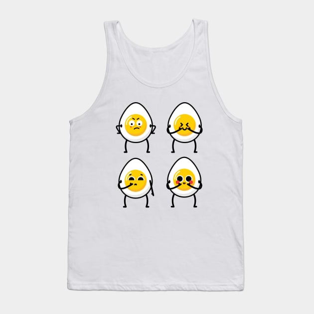 Yolko the Bad Egg Tank Top by tambolbee